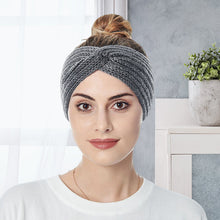 Laden Sie das Bild in den Galerie-Viewer, Elastisches Sportliches Strickstirnband