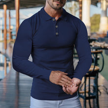 Laden Sie das Bild in den Galerie-Viewer, Stilvolles Sportshirt mit Revers