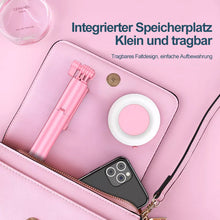 Laden Sie das Bild in den Galerie-Viewer, Selfie-Stick mit LED-Aufhelllicht