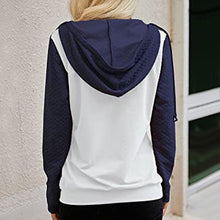 Laden Sie das Bild in den Galerie-Viewer, Kapuzen-Sweatshirt mit Reißverschluss und Tasche