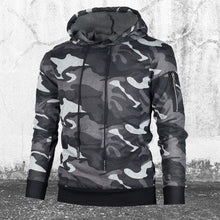 Laden Sie das Bild in den Galerie-Viewer, Stylischer Hoodie mit Tarnung-Print