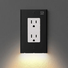 Laden Sie das Bild in den Galerie-Viewer, Auslasswand Platte mit LED-Nachtlichtern