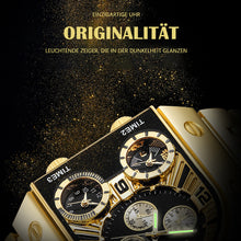 Laden Sie das Bild in den Galerie-Viewer, Leuchtquarzuhr mit mehreren Zeitzonen