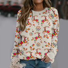 Laden Sie das Bild in den Galerie-Viewer, Weihnachtselement 3D-Druck All-Match Sweatshirt