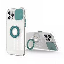 Laden Sie das Bild in den Galerie-Viewer, iPhone transparente Handyhülle mit Ring