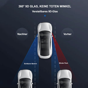 360° drehbarer kleiner runder Spiegel (2 Stück)