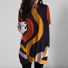 Laden Sie das Bild in den Galerie-Viewer, Pullover mit kontrastierendem geometrischem Muster