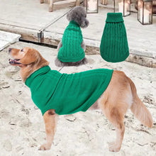 Laden Sie das Bild in den Galerie-Viewer, Haustier Winter Zopfmuster Strickpullover