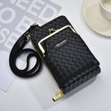 Laden Sie das Bild in den Galerie-Viewer, Einfache Mini-Umhängetasche mit doppeltem Reißverschluss