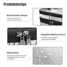 Laden Sie das Bild in den Galerie-Viewer, Doppelschicht Kosmetiktasche