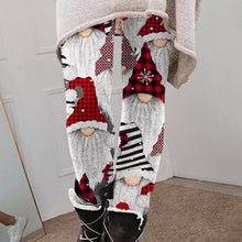 Laden Sie das Bild in den Galerie-Viewer, Weihnachtsgamaschen mit Weihnachtsmann-Druck
