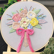 Laden Sie das Bild in den Galerie-Viewer, Handgemachte kreative DIY-Blumenstickerei
