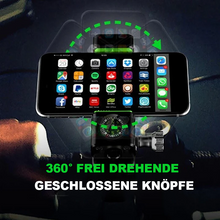 Laden Sie das Bild in den Galerie-Viewer, Diebstahlsicherung und Absturzsicherung Fahrrad Handyhalter mit Lampe