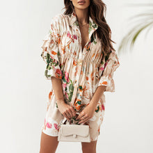 Laden Sie das Bild in den Galerie-Viewer, Damen Hemdkleid