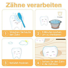 Laden Sie das Bild in den Galerie-Viewer, Milchzahnkästchen aus Holz für Babys