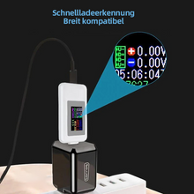 Laden Sie das Bild in den Galerie-Viewer, Farbbildschirm USB Strom- und Spannungsprüfer
