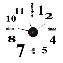 Laden Sie das Bild in den Galerie-Viewer, DIY Moderne Stanzfreie Wanduhr