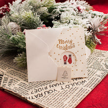 Laden Sie das Bild in den Galerie-Viewer, Einzigartige Handliche Weihnachtsgrußkarten aus Papier
