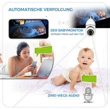 Laden Sie das Bild in den Galerie-Viewer, Drahtlose WLAN-Überwachungskamera mit Glühbirne