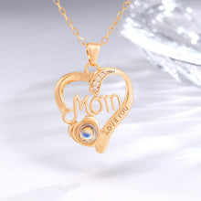 Laden Sie das Bild in den Galerie-Viewer, ,,Ich liebe dich Mama Liebe Herz&quot; Halskette