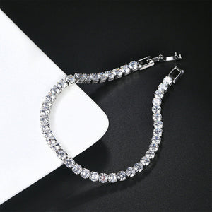 Funkelndes Moissanit-Armband