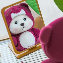 Laden Sie das Bild in den Galerie-Viewer, Lila Bärenpuppe