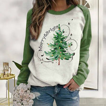 Laden Sie das Bild in den Galerie-Viewer, Lässiges Weihnachtsbaum-Sweatshirt