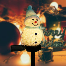 Laden Sie das Bild in den Galerie-Viewer, Super süße wasserdichte Solarenergie Schneemann Lampe
