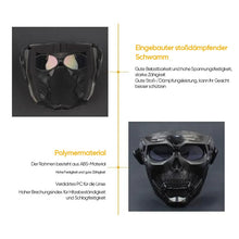 Laden Sie das Bild in den Galerie-Viewer, Totenkopf Horror Helmmaske