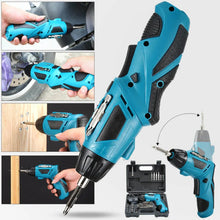 Laden Sie das Bild in den Galerie-Viewer, Multifunktionale wiederaufladbare elektrische Mini-Handbohrmaschine