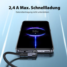 Laden Sie das Bild in den Galerie-Viewer, 540 Grad drehbares 3 in 1 magnetisches Datenkabel