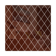 Laden Sie das Bild in den Galerie-Viewer, Rhombus Acryl Spiegel Wandaufkleber