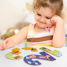 Laden Sie das Bild in den Galerie-Viewer, Buchstaben oder Nummer Tierpuzzle