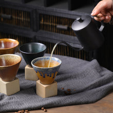 Laden Sie das Bild in den Galerie-Viewer, Retro-Kaffeetasse aus Keramik