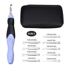 Laden Sie das Bild in den Galerie-Viewer, 9 in 1 Häkelnadel-Kit mit LED-Leuchten