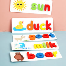 Laden Sie das Bild in den Galerie-Viewer, Buchstabier-Spielzeug Aus Holz