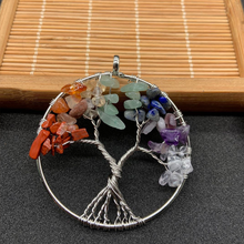 Laden Sie das Bild in den Galerie-Viewer, Kristall Lebensbaum Halskette