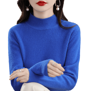 Damen-Pullover mit Stehkragen