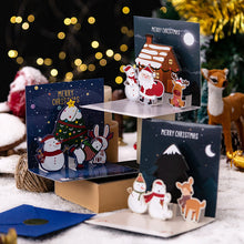 Laden Sie das Bild in den Galerie-Viewer, 3D Weihnachtskarten