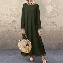 Laden Sie das Bild in den Galerie-Viewer, Spitzen-Fleece-Kleid