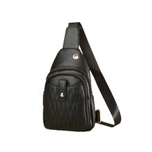Laden Sie das Bild in den Galerie-Viewer, Kleiner Sling-Rucksack für Damen Leder