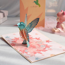 Laden Sie das Bild in den Galerie-Viewer, Muttertag Kolibri 3D-Karte