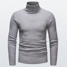 Laden Sie das Bild in den Galerie-Viewer, Gestrickter Rollkragenpullover für Herren