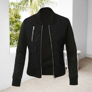 Stylische Jacke mit Reißverschluss