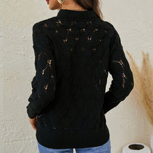 Laden Sie das Bild in den Galerie-Viewer, Modischer Pullover mit Ausschnitten