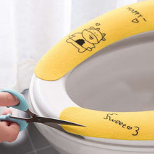 Laden Sie das Bild in den Galerie-Viewer, Toilettensitz Cartoon Aufkleber
