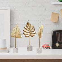 Laden Sie das Bild in den Galerie-Viewer, Goldener Blatt Schmuck