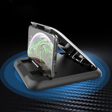 Laden Sie das Bild in den Galerie-Viewer, Armaturenbrett-Handyhalter aus Silikon mit Kohlefasermuster