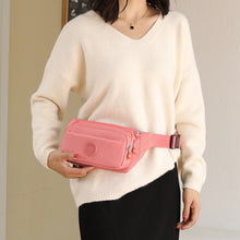 Laden Sie das Bild in den Galerie-Viewer, Leichte Gürteltasche mit mehreren Fächern und Reißverschluss