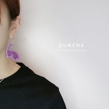 Laden Sie das Bild in den Galerie-Viewer, Transparente Dinosaurier-Ohrringe